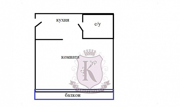 Снять 1-к квартиру, 35 кв.м.