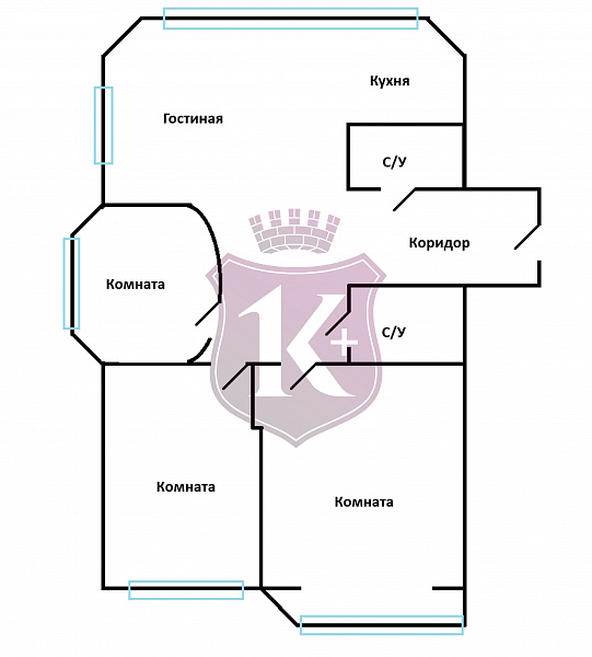 Снять 3-к квартиру, 127 кв.м.