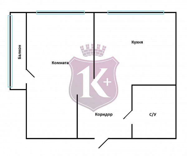 Снять 1-к квартиру, 36 кв.м.