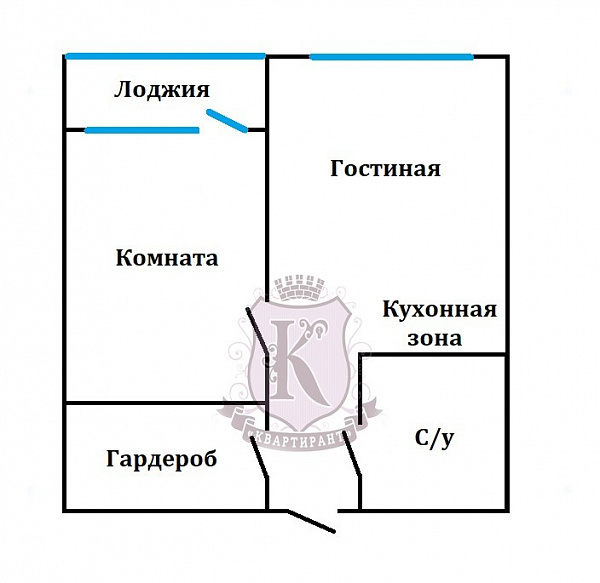Снять 2-к квартиру, 35 кв.м.