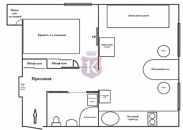 Снять 1-к квартиру, 32 кв.м.
