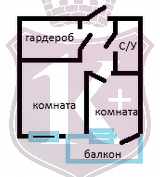 Снять 2-к квартиру, 36 кв.м.