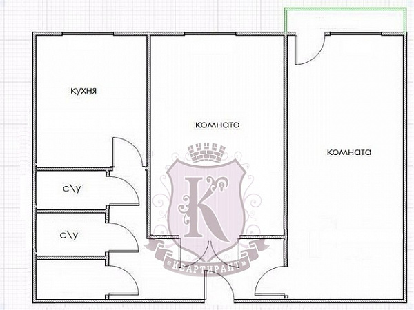 Снять 2-к квартиру, 46 кв.м.