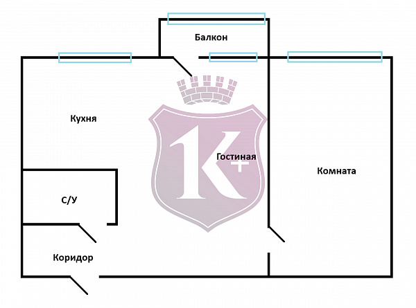 Снять 2-к квартиру, 44 кв.м.
