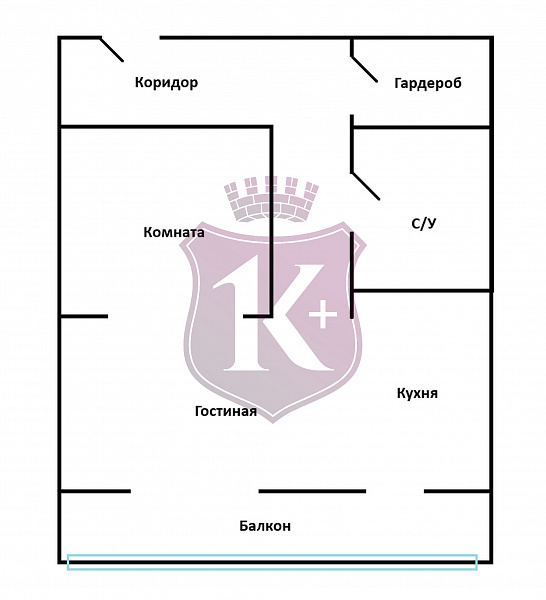 Снять 1-к квартиру, 35 кв.м.