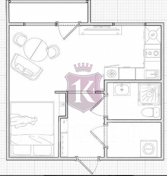 Снять 1-к квартиру, 29 кв.м.