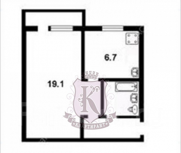 Снять 1-к квартиру, 28 кв.м.