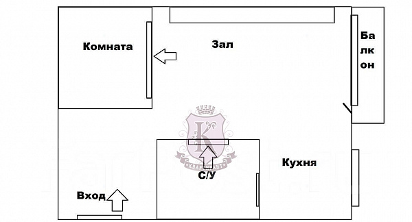 Снять 2-к квартиру, 29 кв.м.